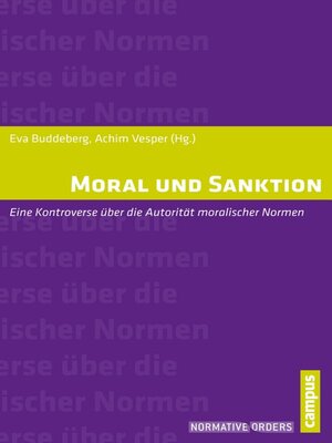 cover image of Moral und Sanktion